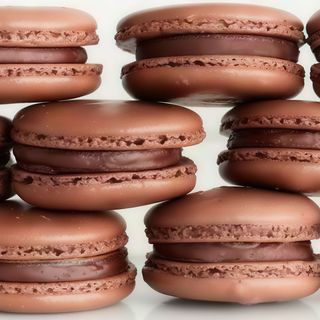 Macarons de chocolate caseros ( 2 unidades )