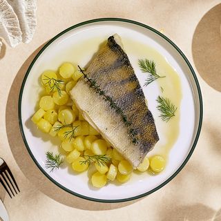 File de șalău cu cartofi