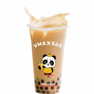 Coconut pearl milk tea