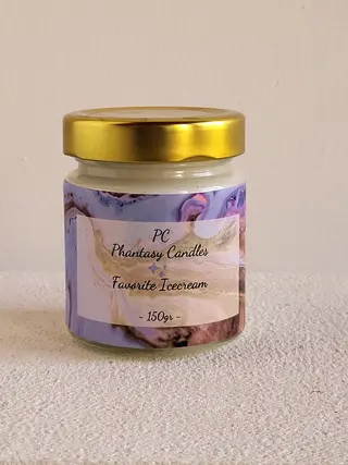 Lumânare Parfumată "Favorite Icecream" - Bubble Gum