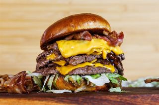 BBQ bacon triple double