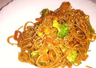 Massa com Legumes