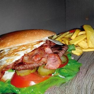 hamburguesa súper piu piu