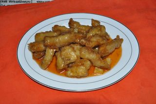 155. Риба-хек в сладко-кисел сос (500г)