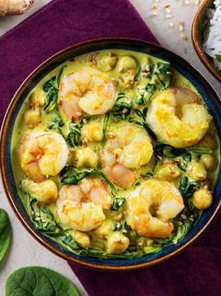 Revoltos Gambas Espinafres