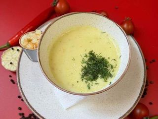 Сирний крем-суп з пшегичними сухариками (260)