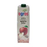 AGROS JUICE APPLE 100% 1LTR