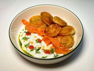 Міні оладки з лососем (250g)