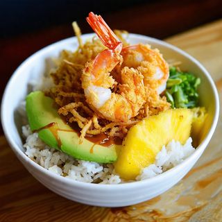 Poke Bowl Shrimp Tempura
