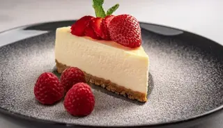 Tarta De Queso Con Frutos Rojos
