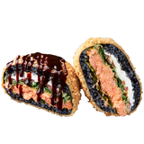 Суші-Бургер БЛЕК з тартаром з креветки (460 г)