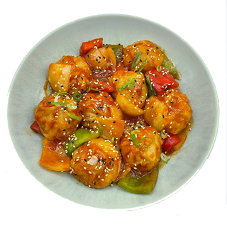 Momo chilli de pollo