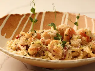 Паста з креветками (400g)