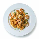 Fritto misto calamari e gamberetti  (senza glutine)
