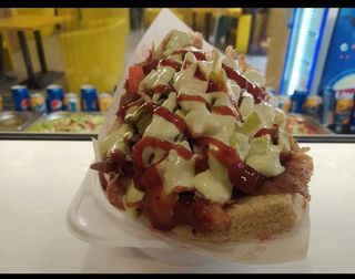 Duży Kebab w bułce