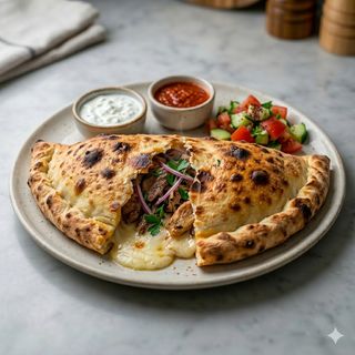 Calzone de kebab
