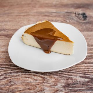 Tarta De Queso Con Dulce De Leche