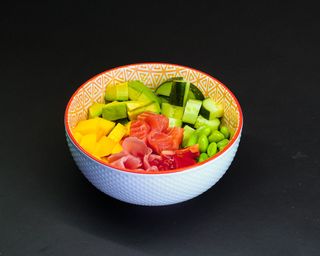 Poke bowl de salmón