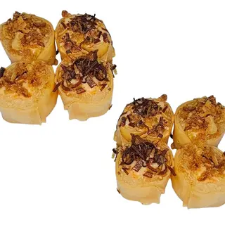 Hot Salmao Crispy (8 Unidade)