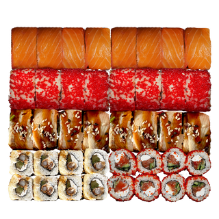 Суші-бокс П'ять зірок (40шт/1172г)