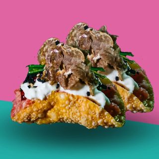 Tacos di Tonno e Burrata 2pz