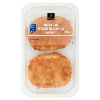 2 x Burger di Merluzzo Nordico Impanati Harbour Seafood Co 0,200 kg