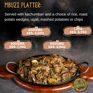 Mbuzi platter 1.2kgs