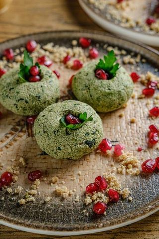 მწვანე ლობიო ნიგვზით