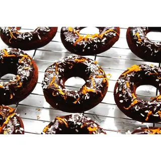 Chocolate/Coconut Doughnuts