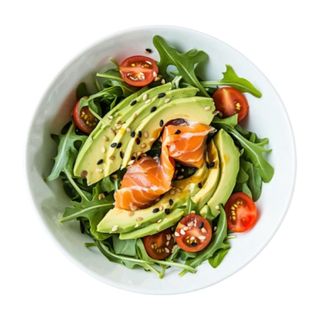 Ensalada De Aguacate Y Salmón (Mediana)