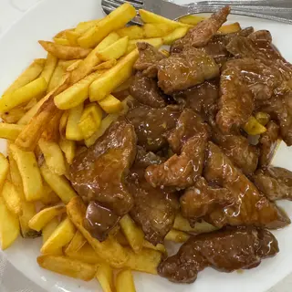 Batata com Lombinho