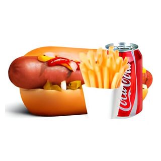 American Chili Hot-Dog (frites+boisson)