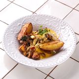 Запечена картопля з грибами (300г)