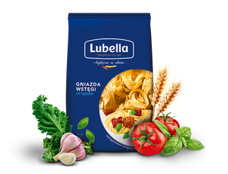 Lubella Makaron - Gniazda Wstęgi 400g