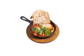 Шакшука с креветками