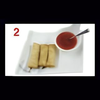 2 Involtini di gamberi