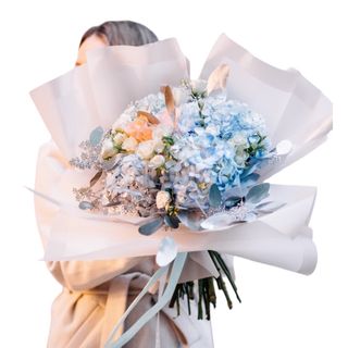 Buhcet floral-Frosty