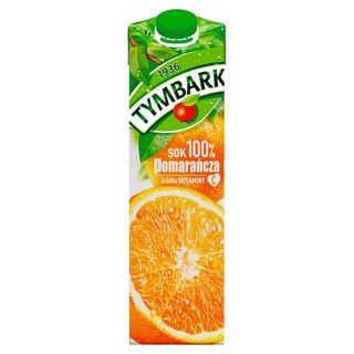 Tymbark Sok 100% Pomarańcza 1l