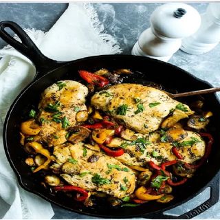 Chicken Mushroom and Capsicum