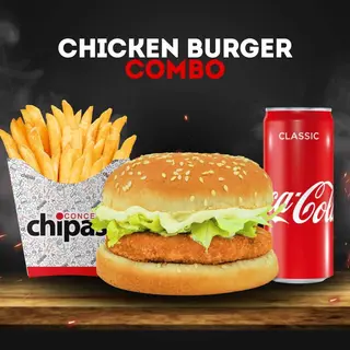 Chicken burger combo