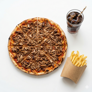 Menú Pizza Turca Solo Carne
