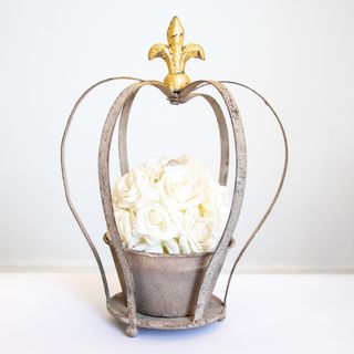 Coroa São Rosas Média Branco