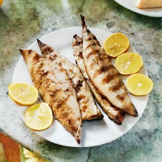 РИБА Скумрия на скара