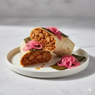 Burrito de cochinita pibil (1 ud.)