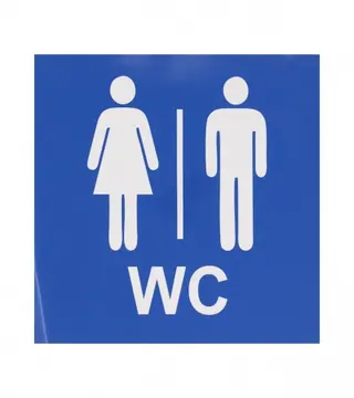 (005219) Naljepnica WC ŽENSKI I MUŠKI 10x10cm M50897