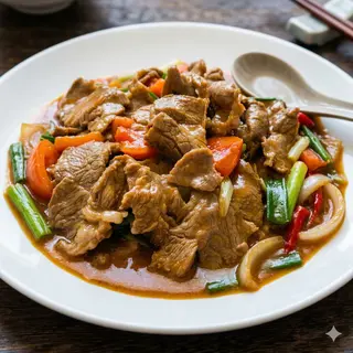 Ternera Con Salsa Curry