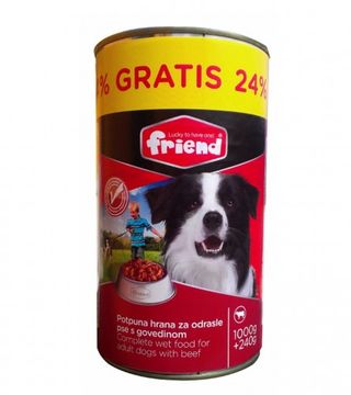 (085186) Friend WD govedina 1000gr+240gr gratis