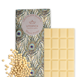 Tableta De Chocolate Blanco Con Perlas 