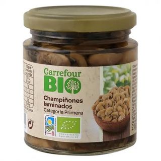 Champiñones Laminados Primera Ecológico Carrefour Bio 124 G.