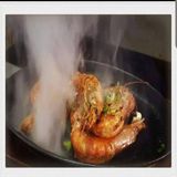 Langostinos A La Plancha Con Ajo